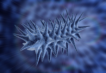 Bactérie bleue