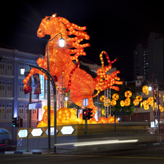 Chinese New Year with horse, Singapore