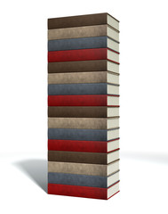 Stack Of Generic Leather Books