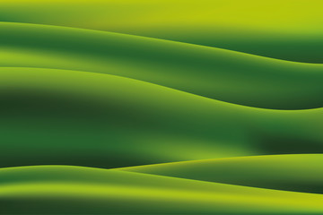 Vector illustration of green landscape