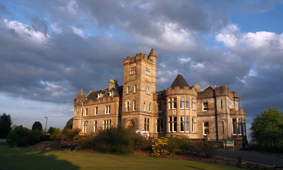 Airthrey Castle, in evening light