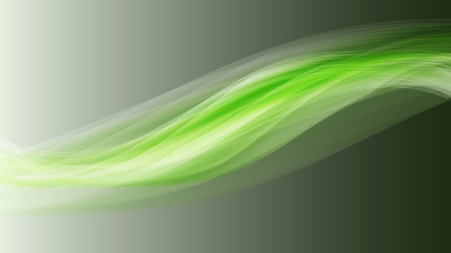 green eco wave creative  lines abstract background vector