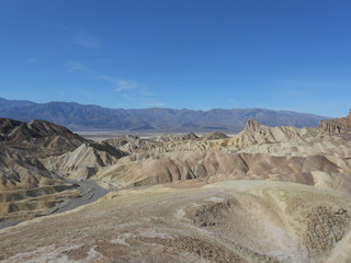 Zabriskie Point in Death Valley
