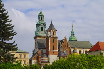 Fototapeta na wymiar Katedra Świętego Stanisława i Wacława