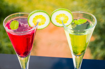 alcoholic cocktails composition