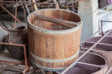 Fototapeta premium Rice bucket for measurement