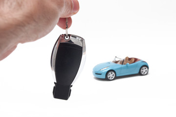 Coche descapotable nuevo