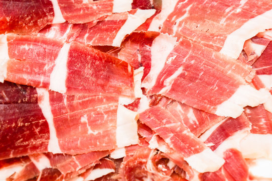 slices of serrano ham