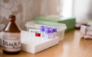 Laboratory analysis of blood