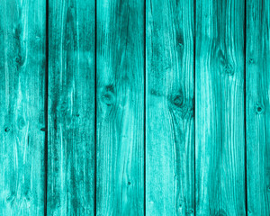 Fototapeta na wymiar Turkus drewna tła - puste płyty jako tło