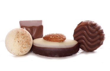 pile of milk chocolate sweets