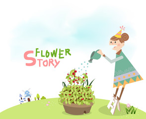 Flower story B