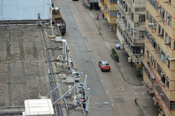 cars on the street