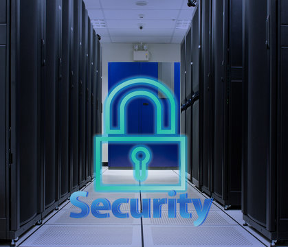 Server room Lock Key : Security concept