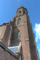 Fototapeta na wymiar Onze Lieve Vrouw ten Hemelopnemingkerk Vogelenzang Nederland