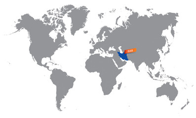 vector mape of iran