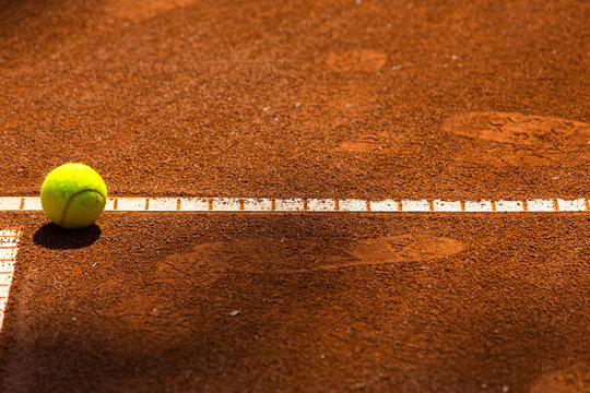 Tennisfeld Sandplatz
