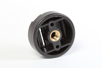 adapter to secure the flash in the photo front