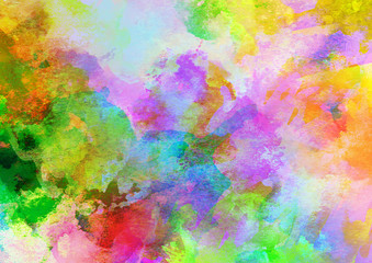 Colorful Watercolor Background.