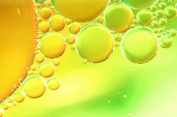 Yellow Abstract Bubbles