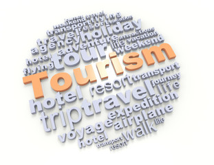 Crossword tourism concept