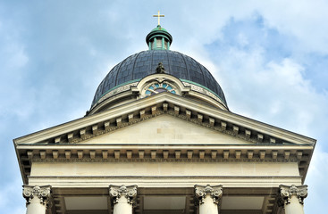 Church in the center of Zurich, Switzerland