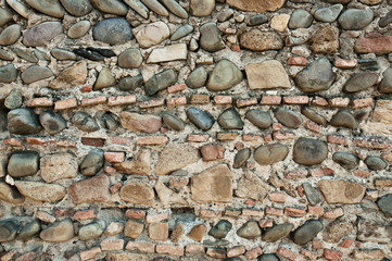 Antique  brick wall