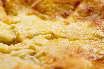 Khachapuri close-up