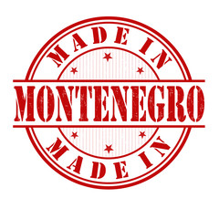 Made in Montenegro stamp