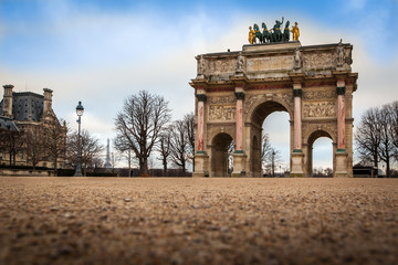 Fototapeta na wymiar Arc de Triomphe du Carrousel, Paris