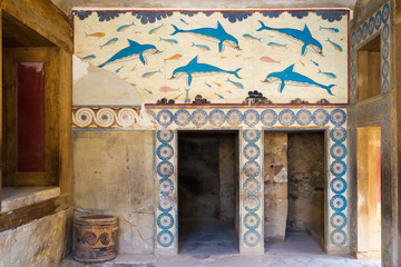 Remainings of an ancient fountain in Knossos