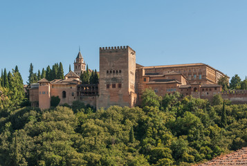 Fototapeta na wymiar The Alhambra in Granada/Spain
