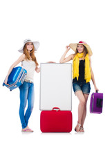 Friends ready for summer vacation