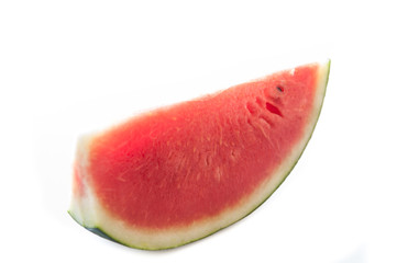 Water mellon isolation white background