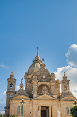 Fototapeta na wymiar Świętego Piotra i Pawła w Sant Nadur, Malta