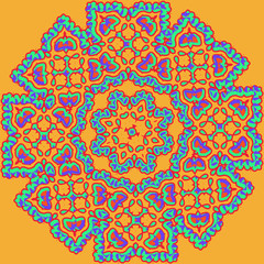 Abstract seamless geometric pattern