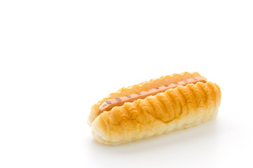 Hot dog isolated on white background