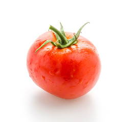 Tomato isolated on white