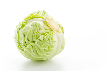 Obraz premium Cabbage isolated on white
