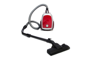 Vacuum cleaner isolated on the white background