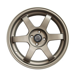 Car Alloy Rim isolated on white background