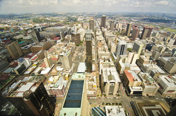 Fototapeta premium Beautiful johannesburg cityscape