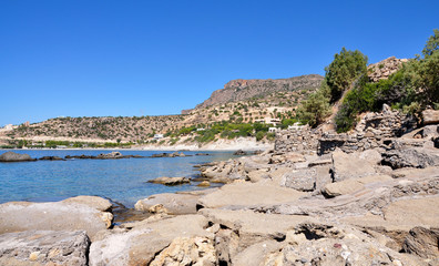 Fototapeta na wymiar coast of the island of Crete, Greece, Europe