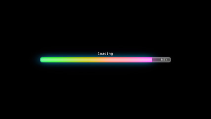 loading color gradient green dark background