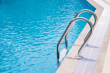 Swimming pool with stair