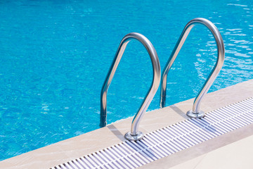 Swimming pool with stair