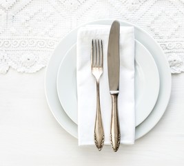 Vintage basic place setting