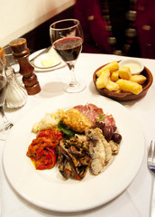 Antipasto in Restaurant