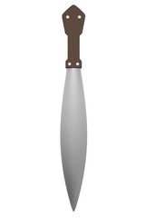 realistic 3d render of indian weapon