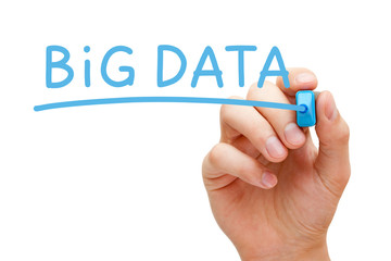 Big Data Blue Marker